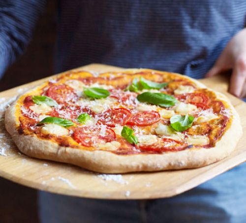 Vegan pizza Margherita