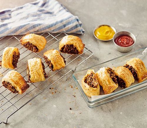 Vegan sausage rolls